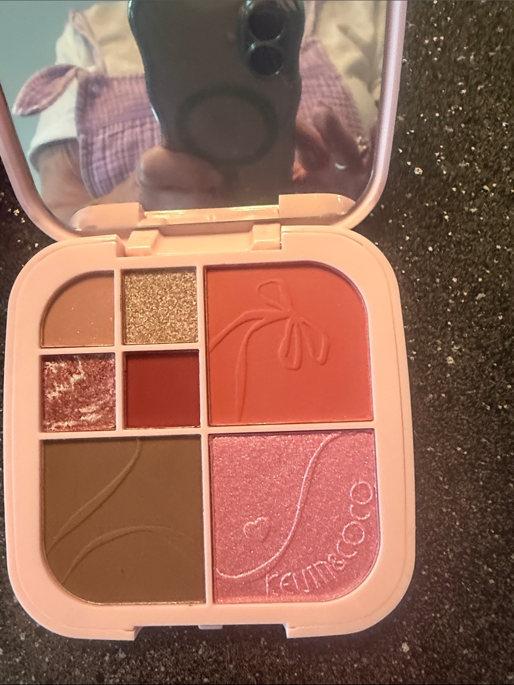 Blush & Eyeshadow Palette - Pink Multi-Shade Makeup